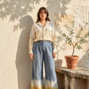 Indigo Cargo Maxi Skirt